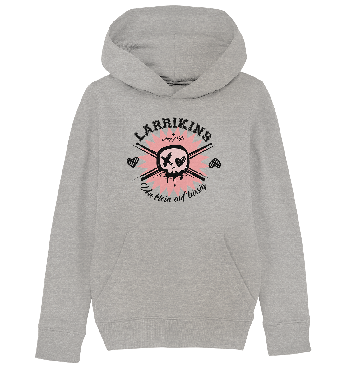 Larrikins Angry Kids - Kids Organic Hoodie