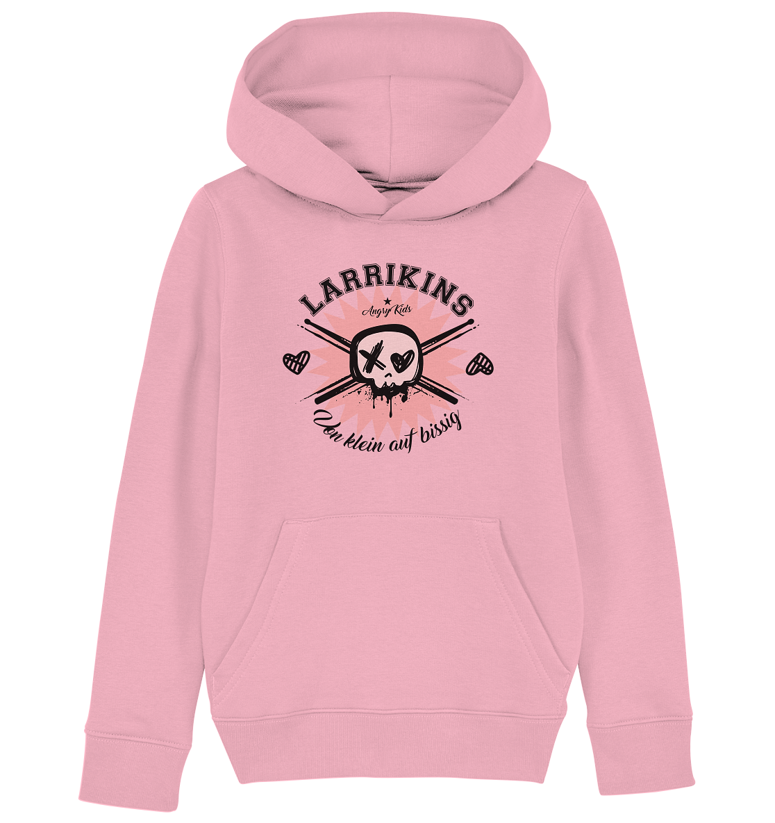 Larrikins Angry Kids - Kids Organic Hoodie