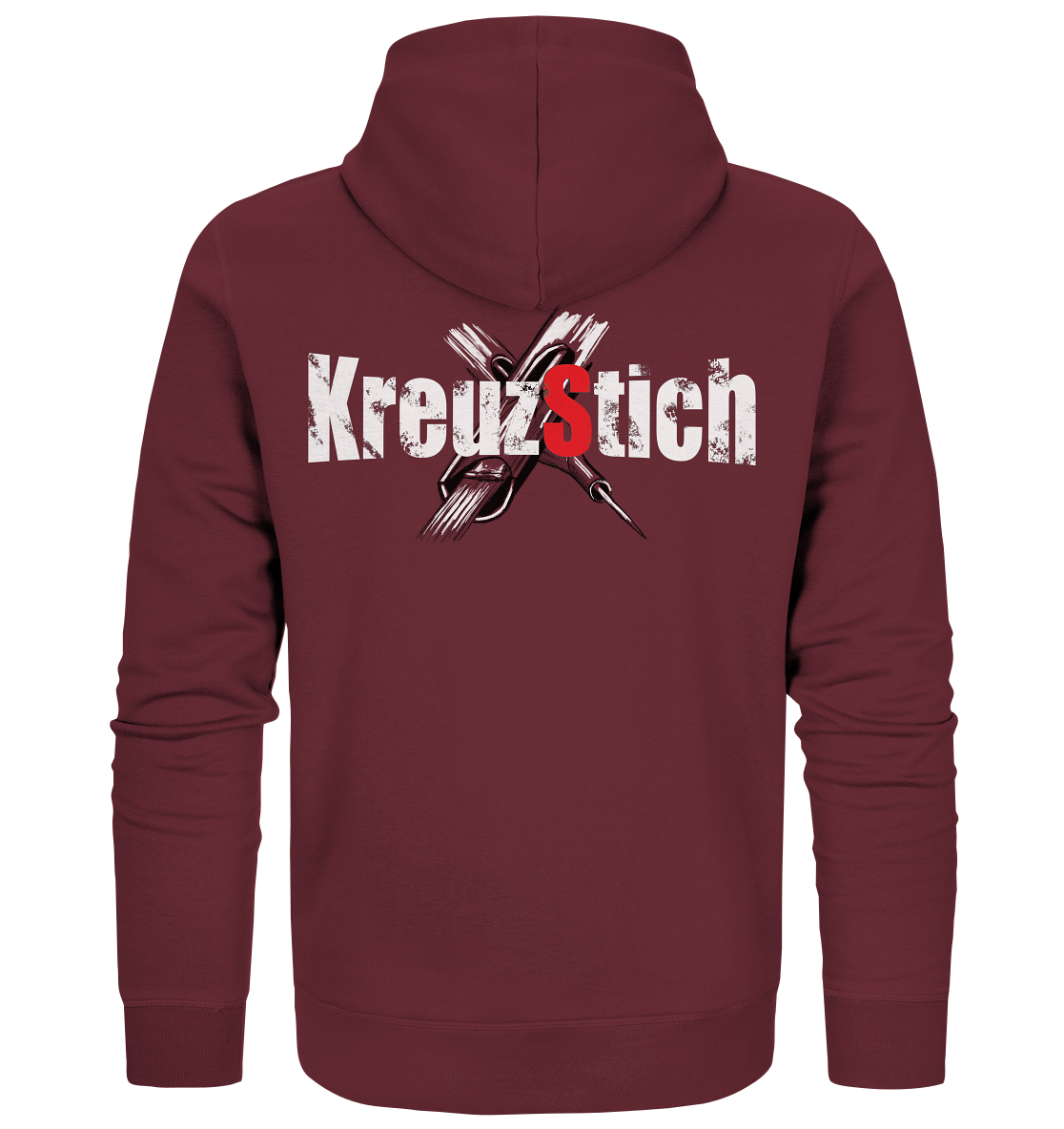 Schlüse-Ink® Kreuzstich - Oranic Zipper dunkel