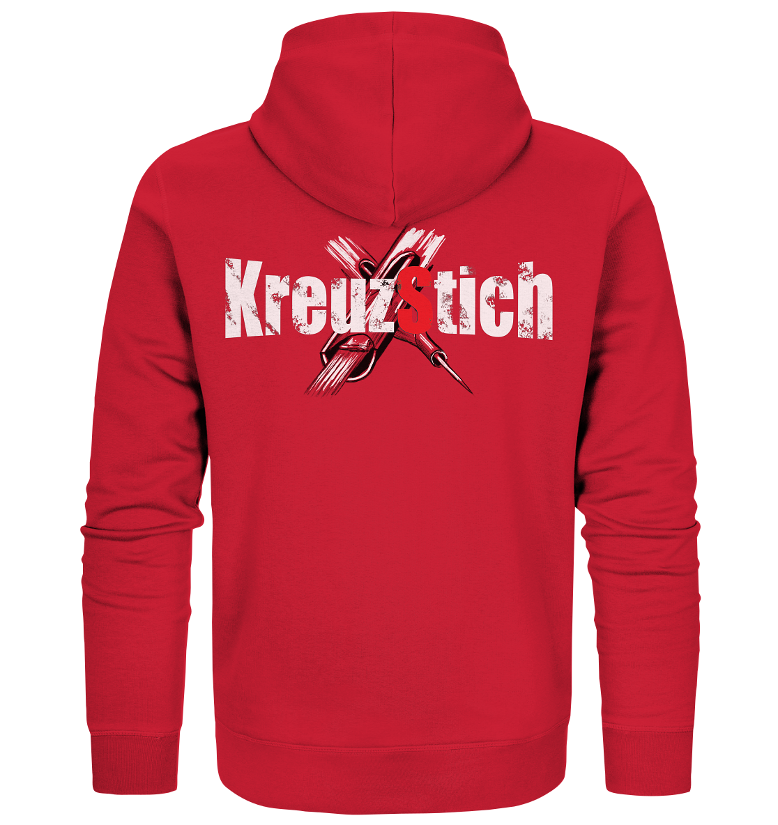 Schlüse-Ink® Kreuzstich - Oranic Zipper dunkel