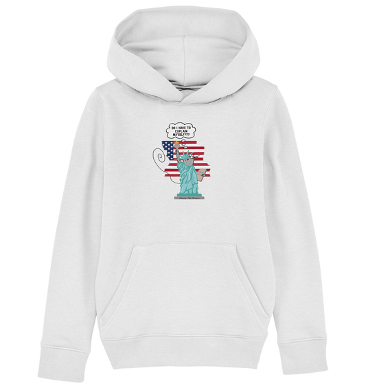 Cheesy -The Mouse® goes Amerika - Kids Organic Hoodie