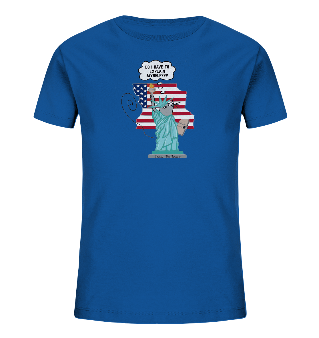 Cheesy -The Mouse® goes Amerika - Kids Organic Shirt