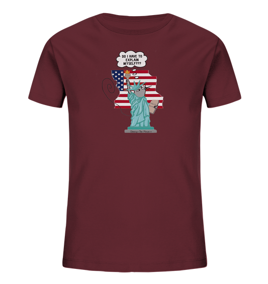 Cheesy -The Mouse® goes Amerika - Kids Organic Shirt