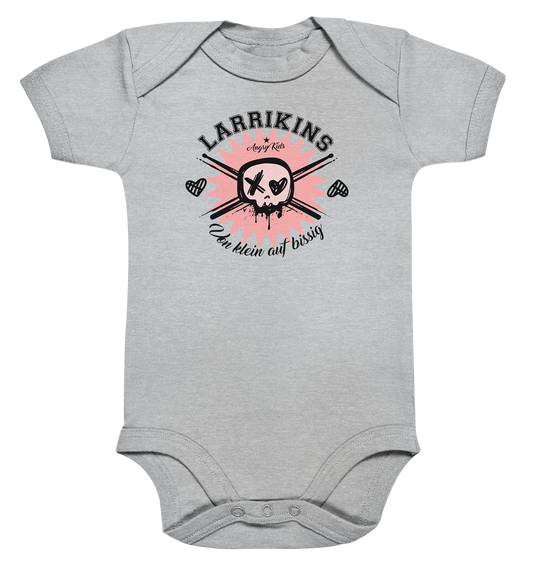 Larrikins Angry Kids - Organic Baby Bodysuite