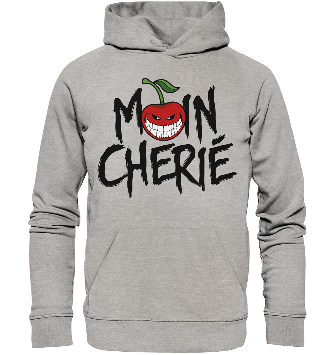 Moin Cherié - Logo schwarz - Organic Basic Hoodie