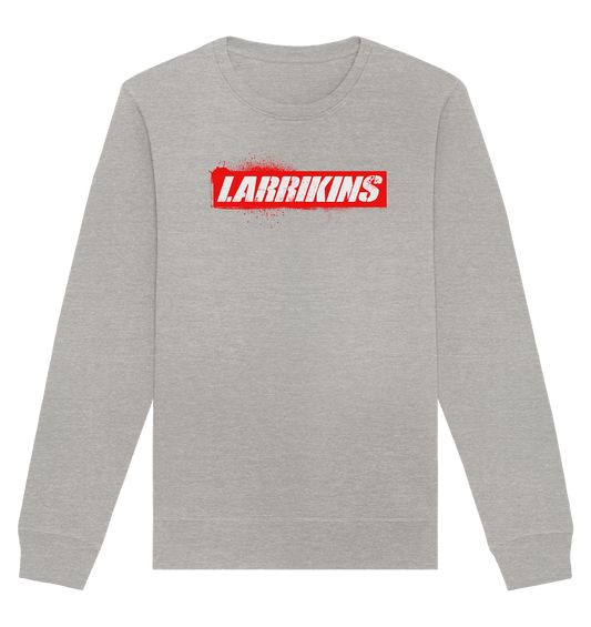 Larrikins Red Stencil - Organic Basic Unisex Sweatshirt