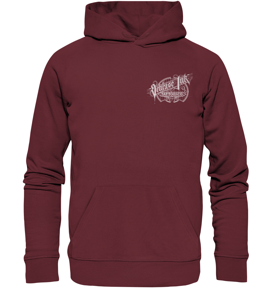 Schlüse-Ink® Unwiderstechlich - Organic Hoodie dunkel