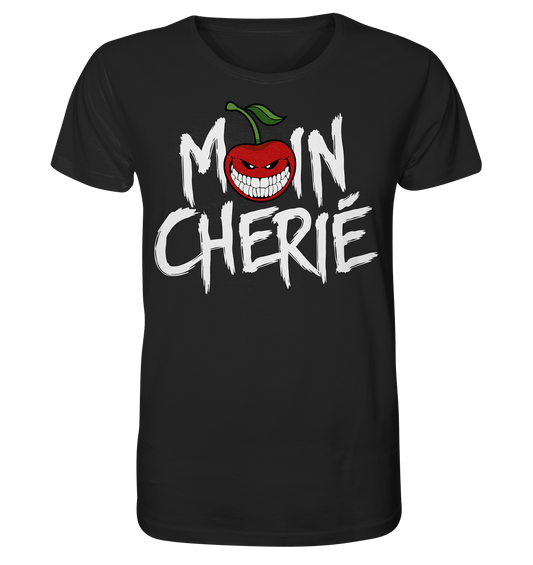 Moin Cherié - Logo Weiß - Organic Shirt